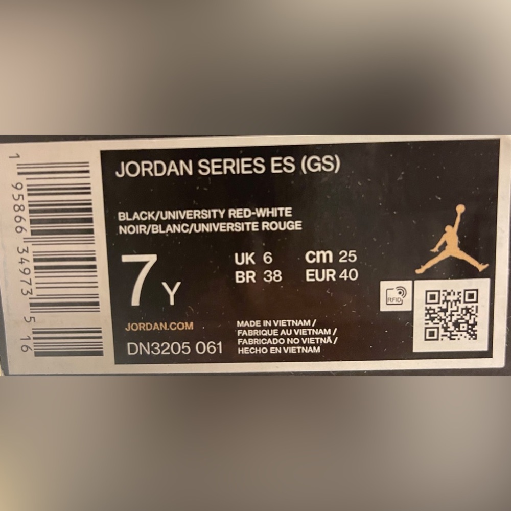 Nike Jordan Series Es (GS) Big Girl 7Y /Men Size 7 / Women Size 8.5 - Picture 16 of 16